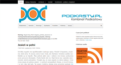 Desktop Screenshot of podkasty.pl